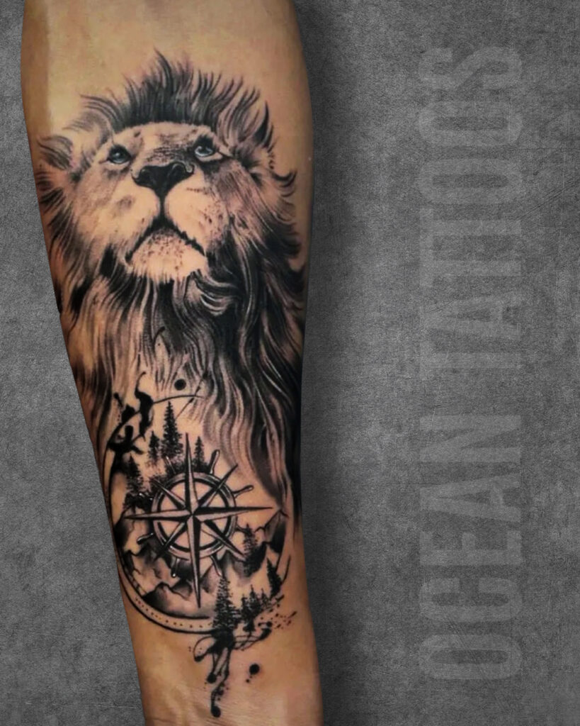 Lion Tattoos in Bangalore